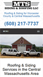 Mobile Screenshot of mts-siding-roofing.com